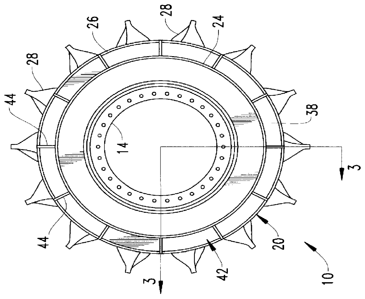 Self-adjusting compactor wheel