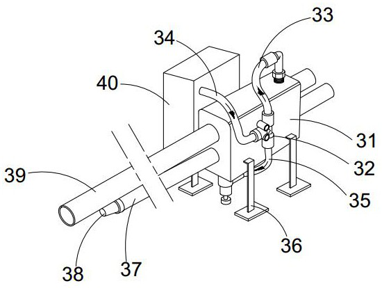 Down filling device and filling method thereof