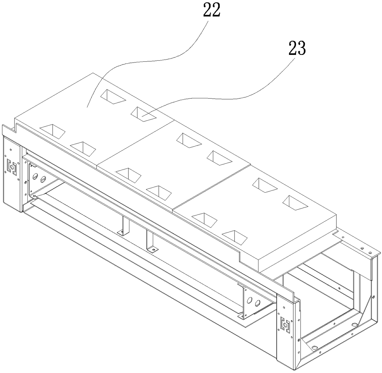 Temperature adjusting damper and heat storage electric heater comprising adjusting damper