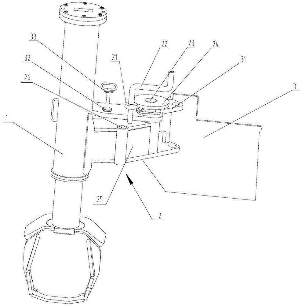 Milling machine and its outrigger swinging device