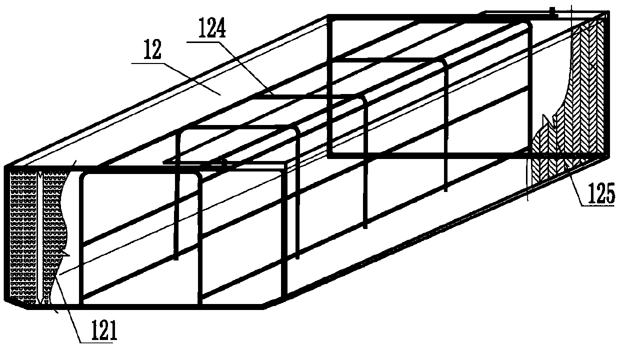 A prefabricated laminated cavity floor