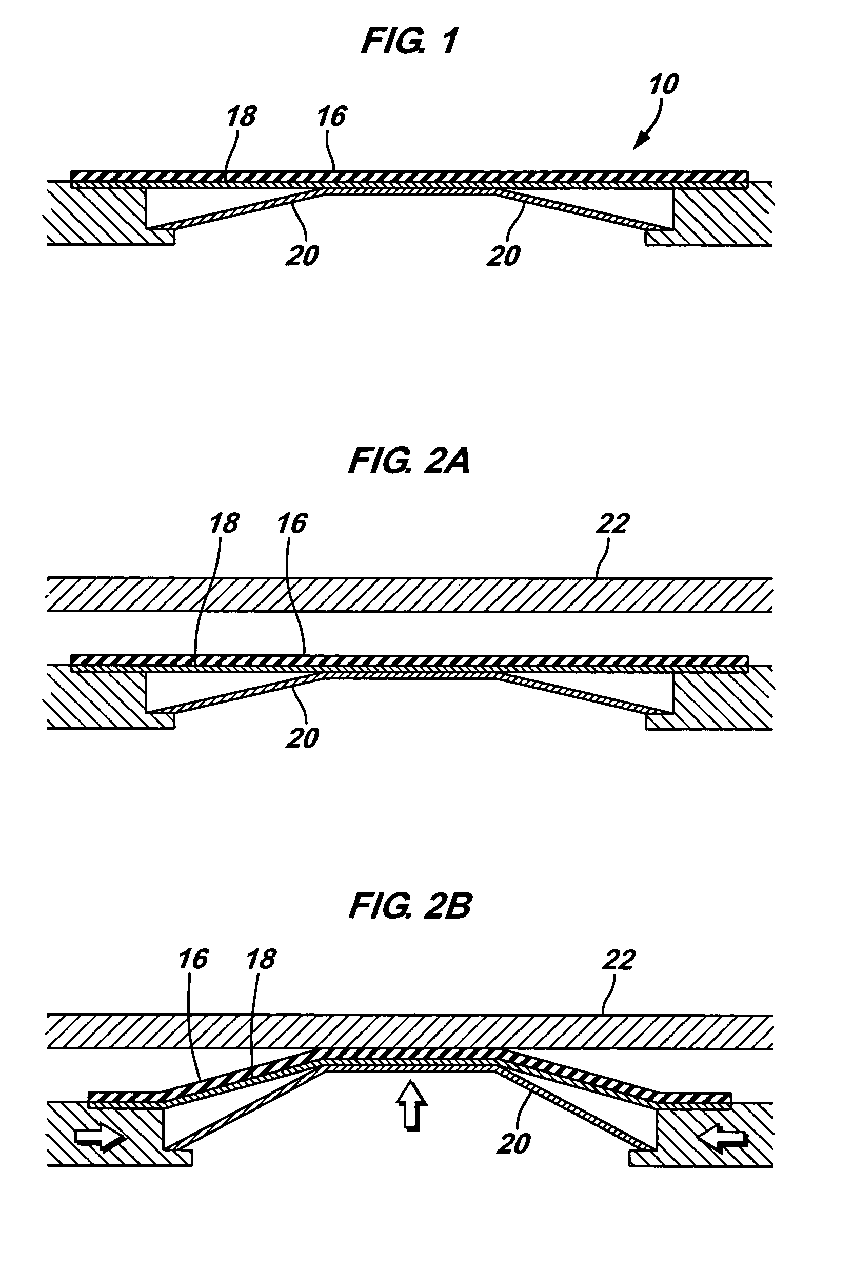 Well packer having an energized sealing element and associated method