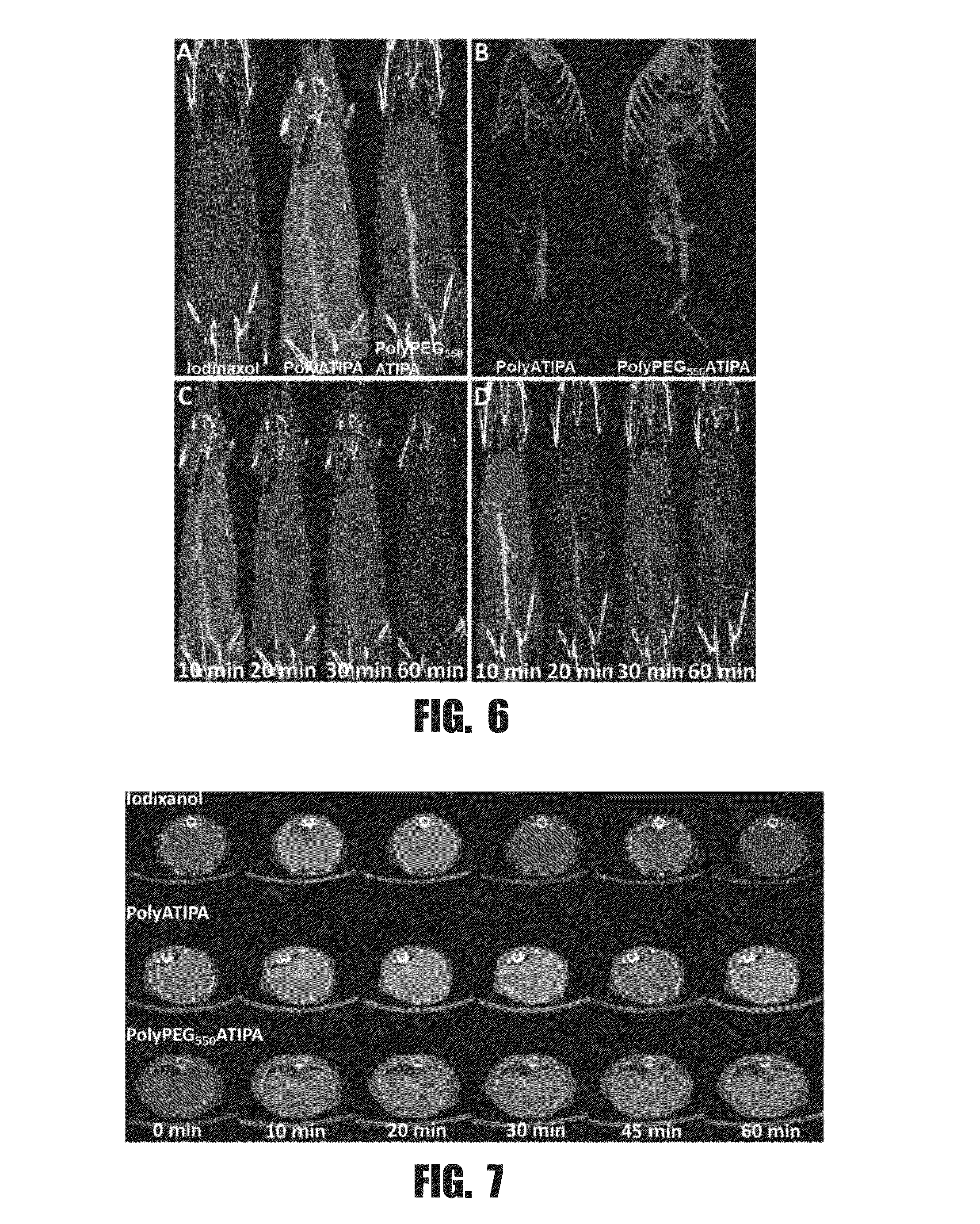 Biodegradable computed tomography contrast agents