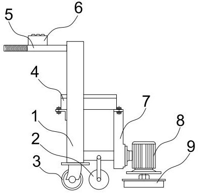 Ship deck surface grinding equipment