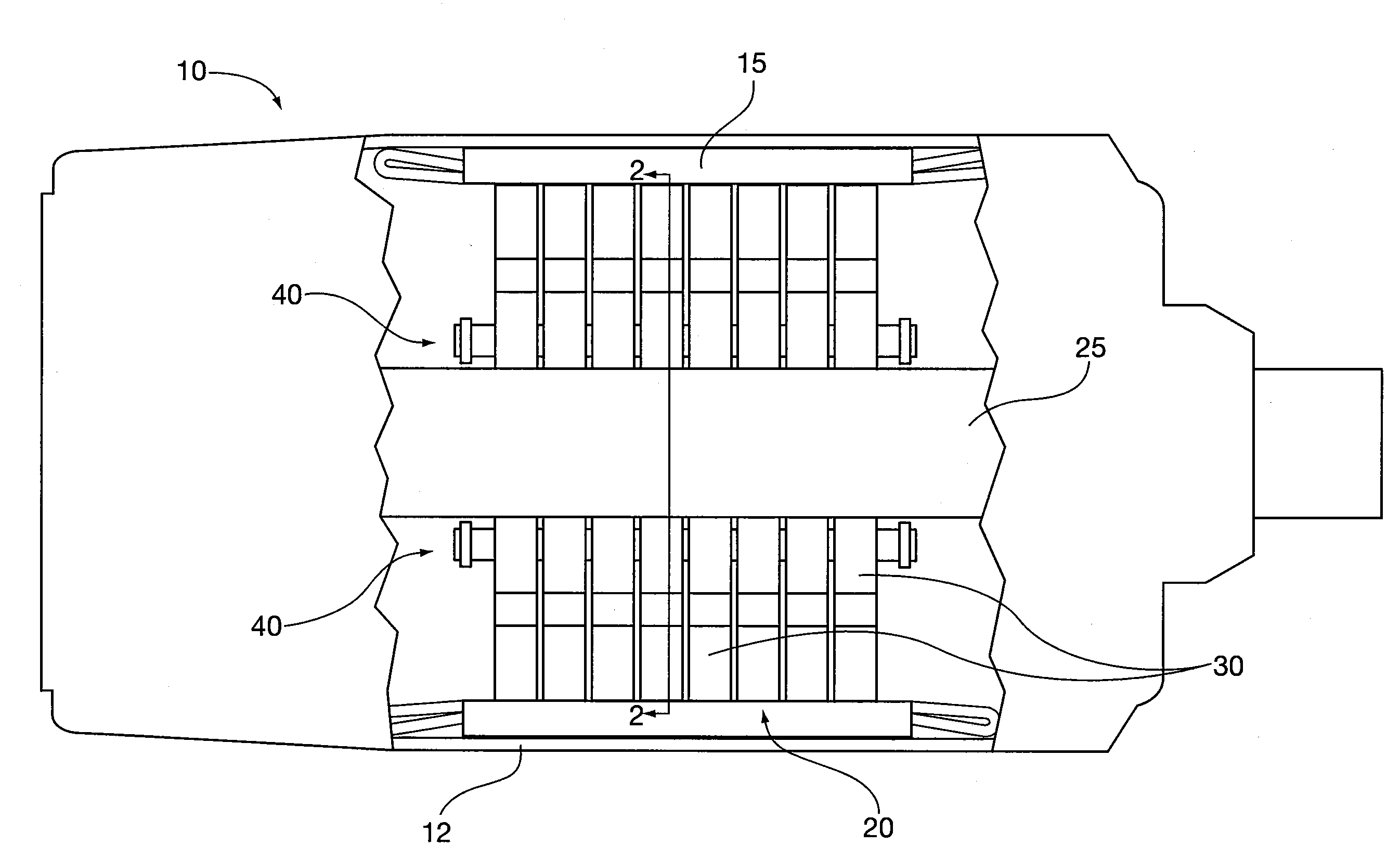 Method of Tuning Bending and Torsion Stiffness of Ducted Rotor Core of An Induction Motor