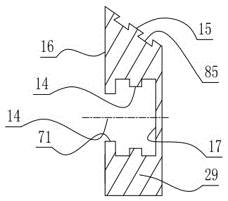 Arbitrary quadrilateral butadiene styrene rubber wheel corner fixed clamp