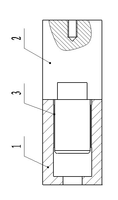 Blade spring type power current inserting-connecting device