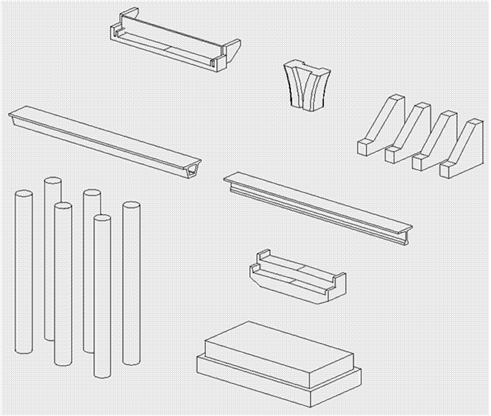 Bridge three-dimensional model construction method based on BIM