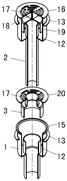 A construction method of a floor drain in a room with water in a high-rise building and a composite floor drain used therein