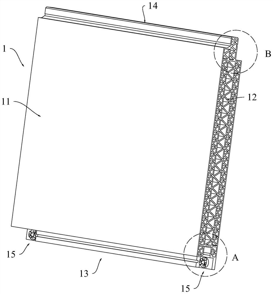 Wall panel and wall structure for a prefabricated building