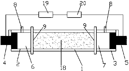 Formula and application of working solution for electrokinetic remediation of antimony contaminated soil