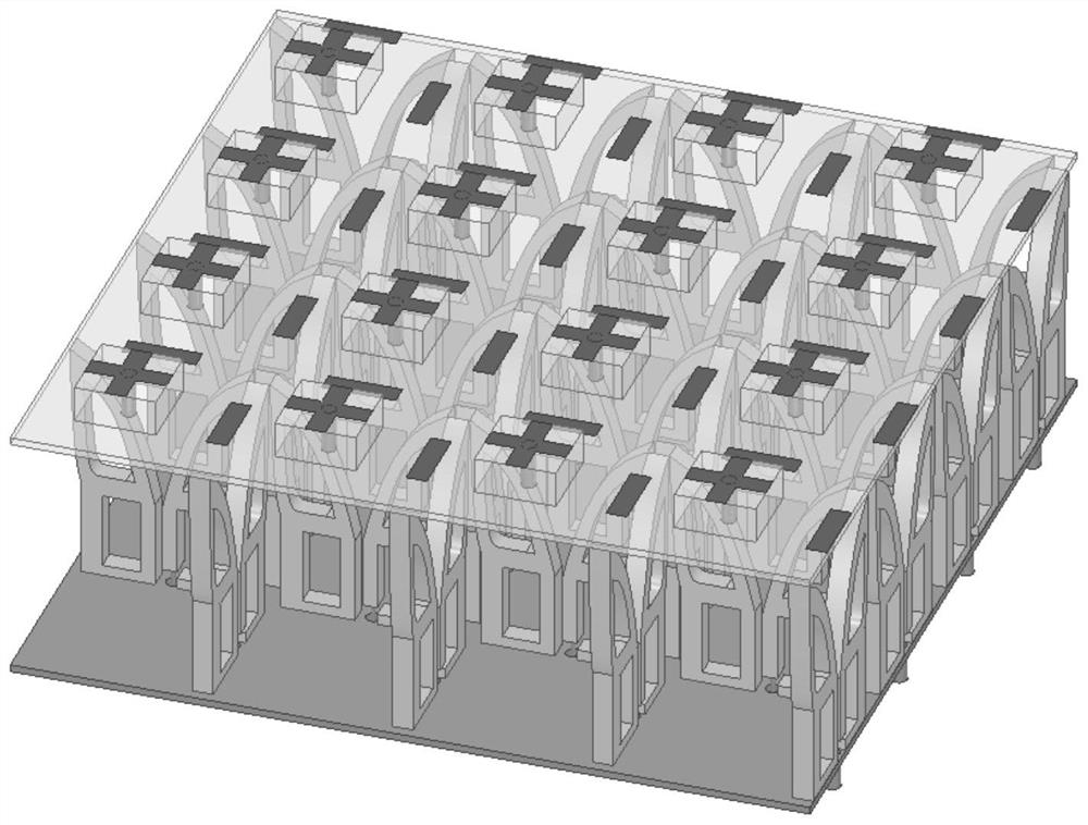 Ultra-wideband dual-polarization array antenna unit