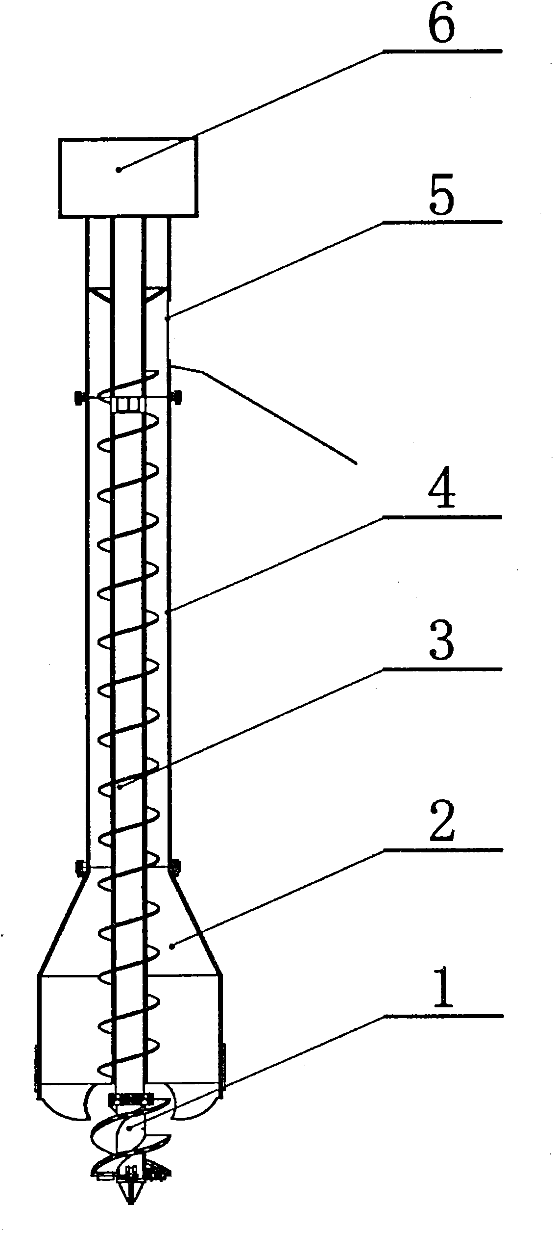 Compound rotary drilling rig drilling mechanism