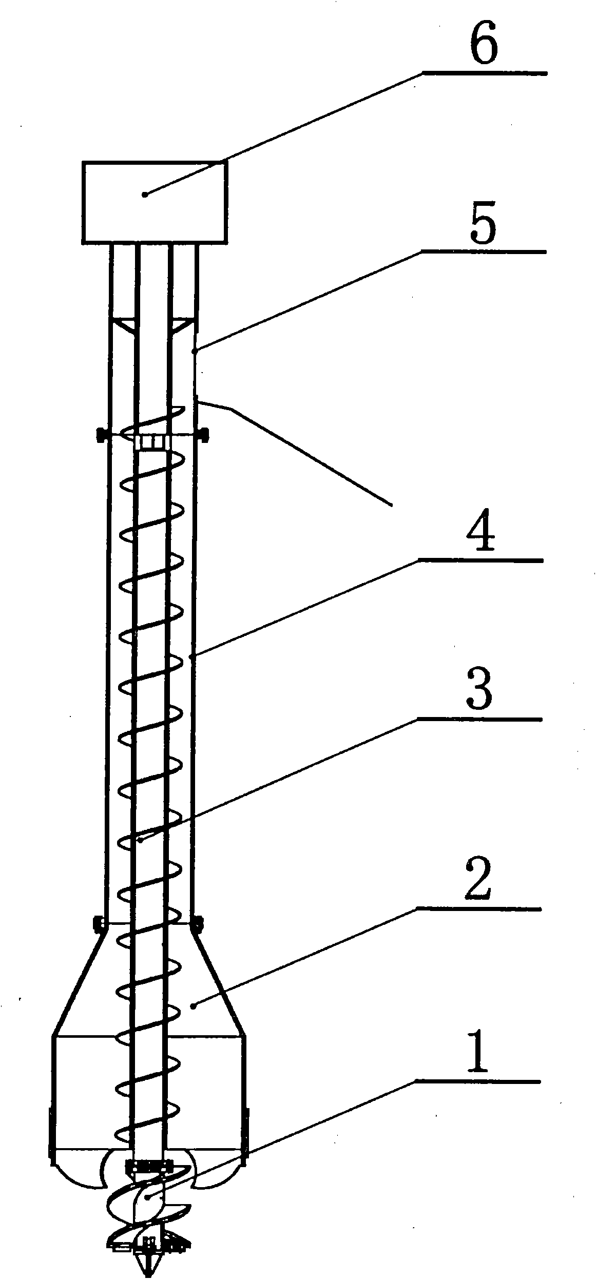 Compound rotary drilling rig drilling mechanism