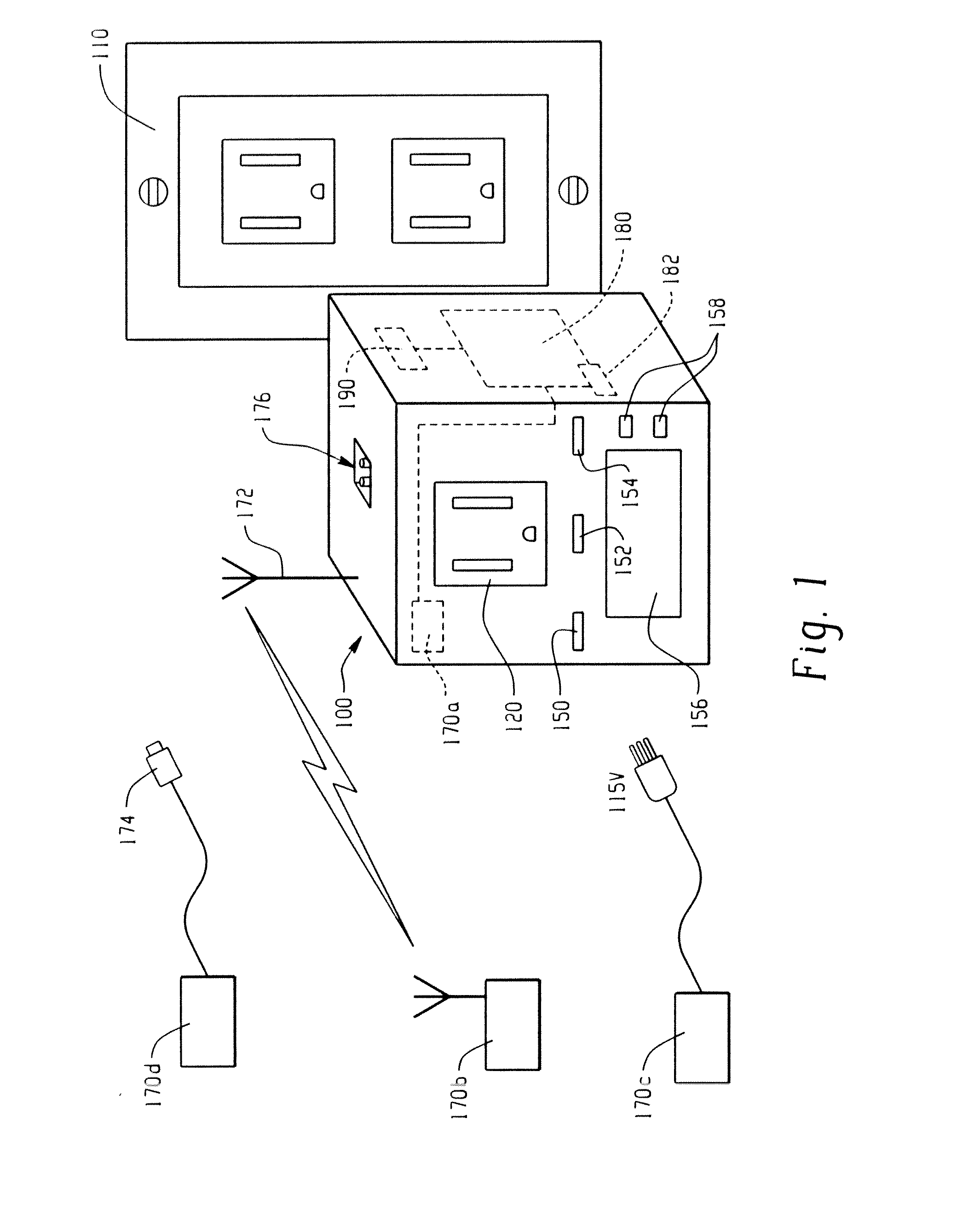 Smart plug with internal condition-based demand response capability