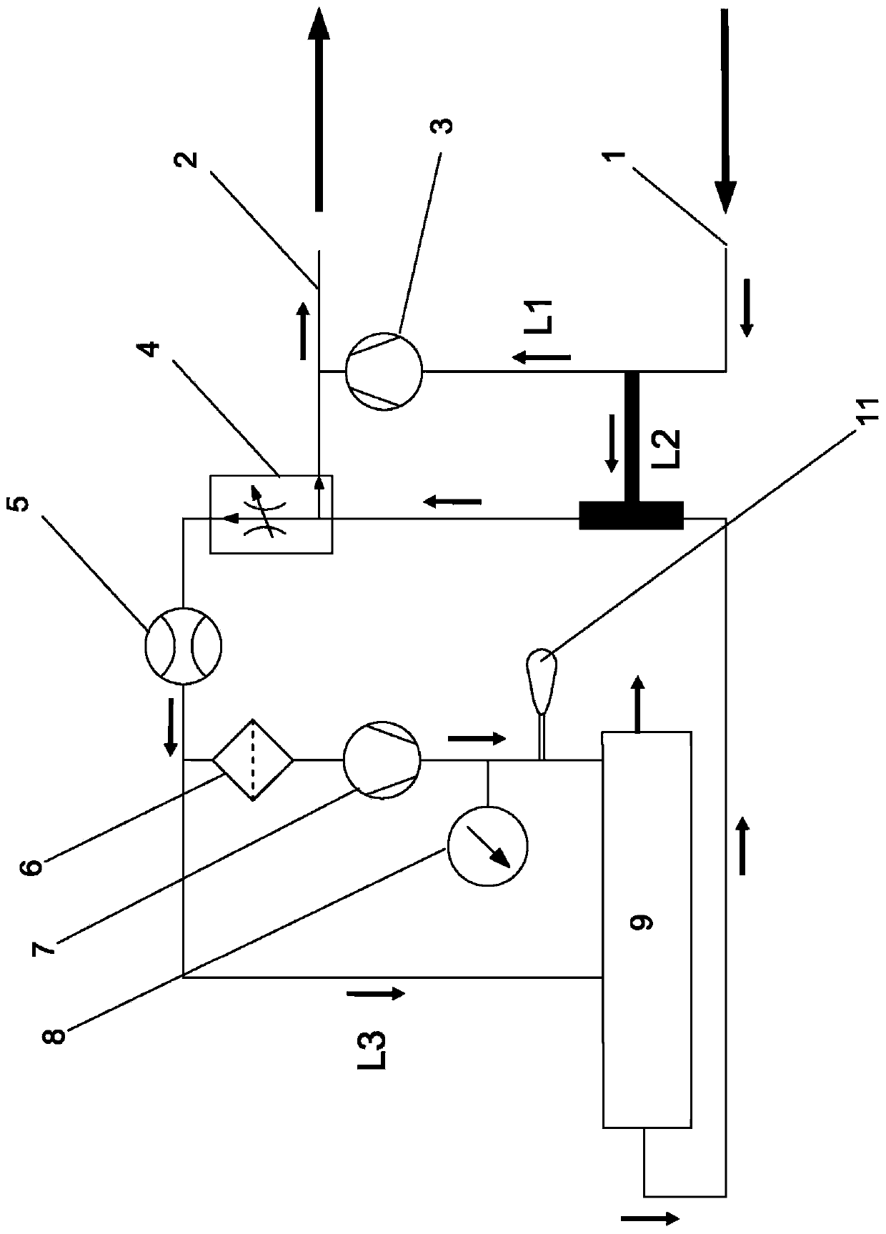 Chemical gas trace detector