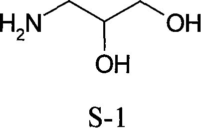 Method for synthesizing 3-amido-1,2-propanediol by pipe reactor