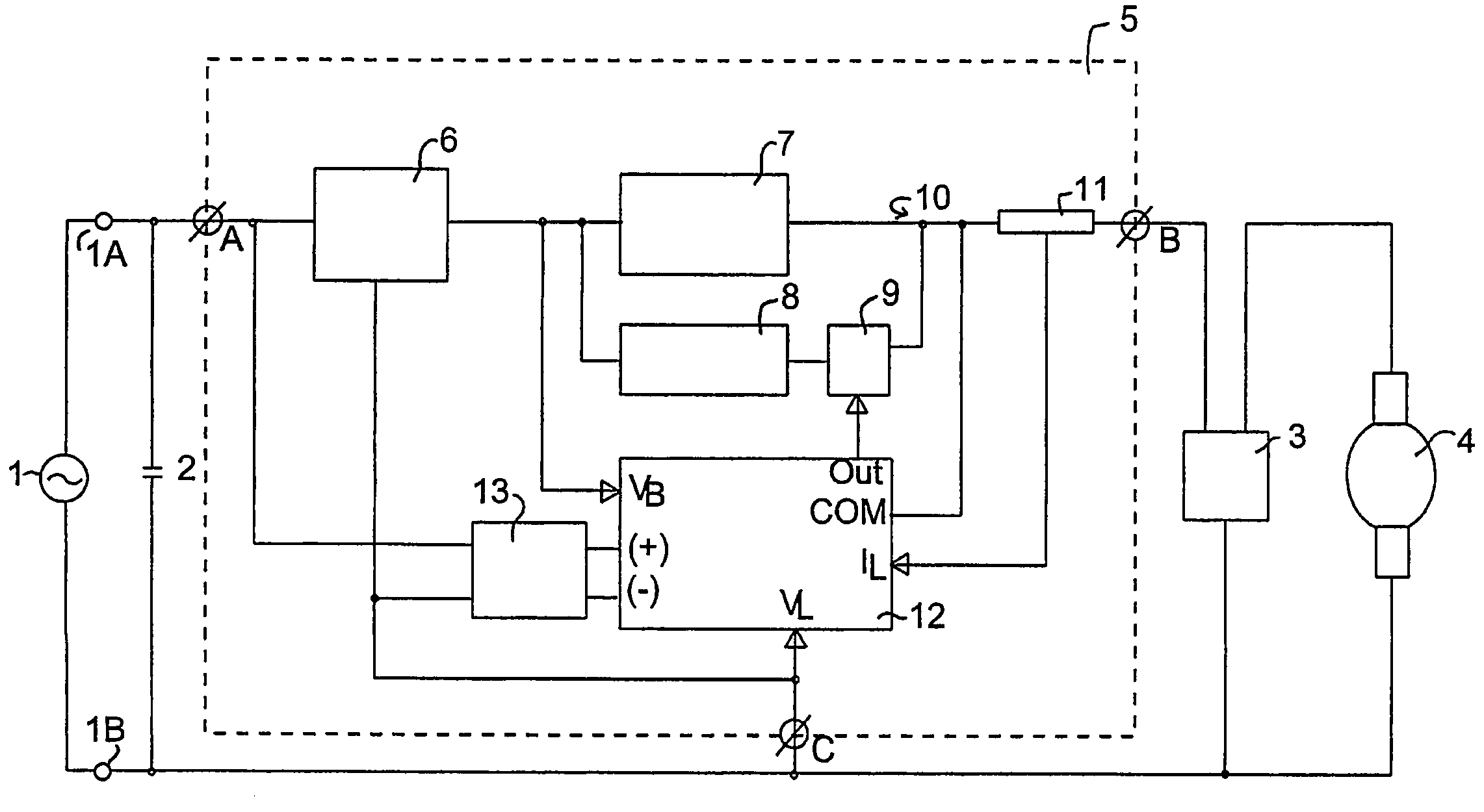 High intensity discharge lamp control