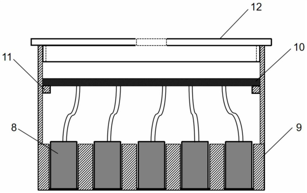 Anti-crosstalk eddy current nondestructive flaw detection system based on magnetic sensing probe