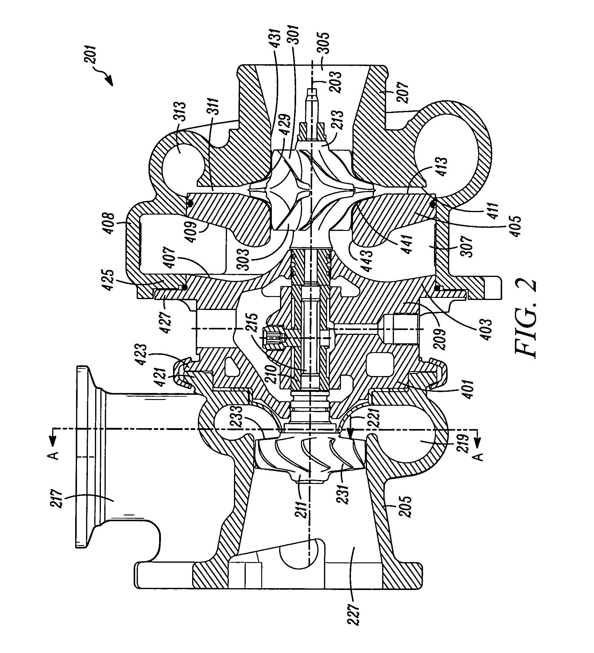 Bearing housing shroud