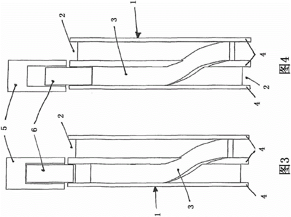 Sliding cam system with sliding slots and stops