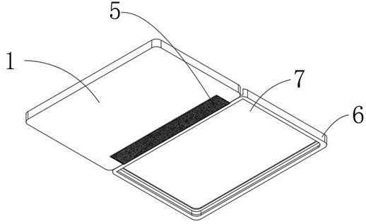 Mobile phone shell based on refraction technology