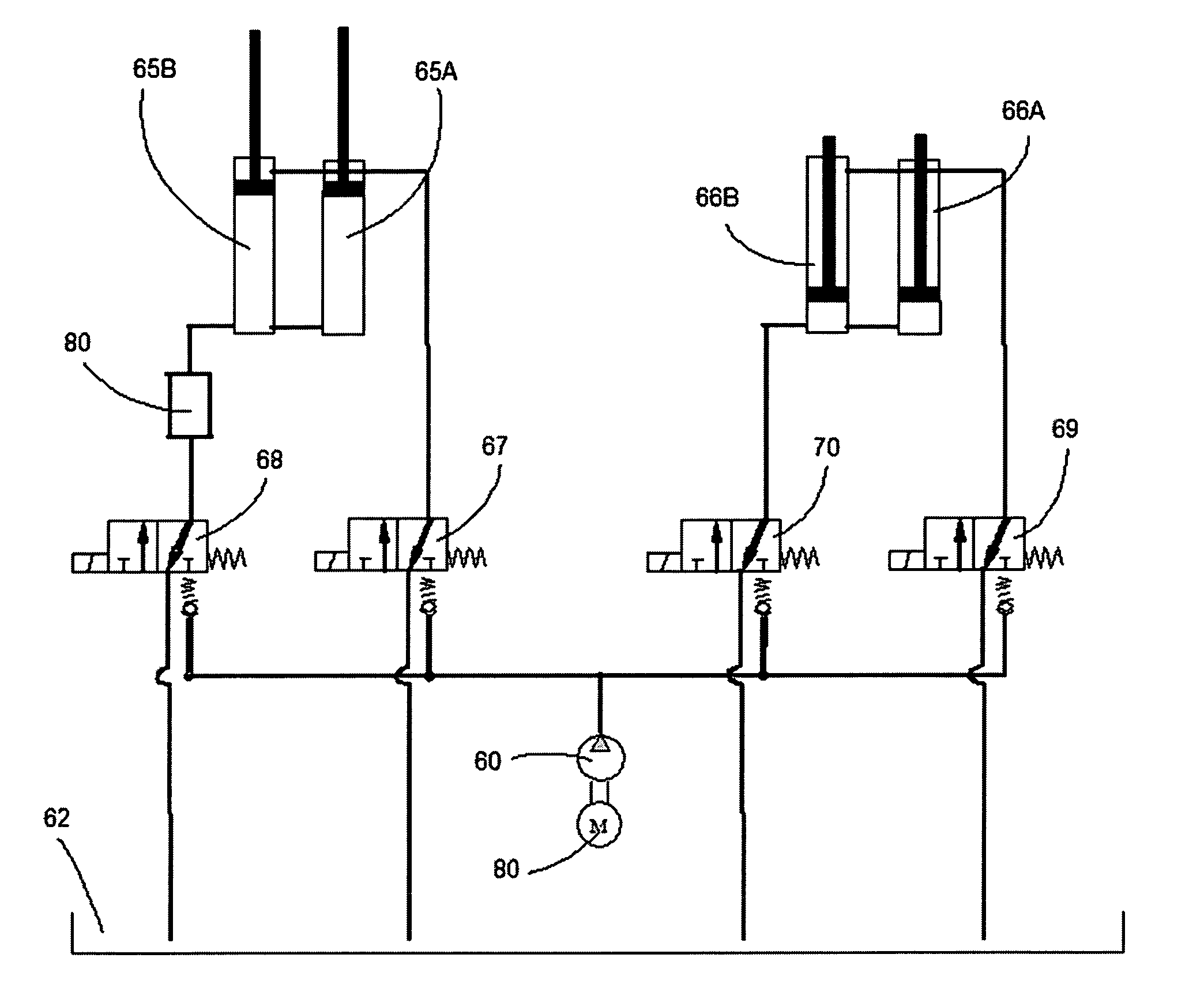 Hydraulic system with a pressure ripple reduction device