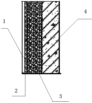 High-pressure load bearing wallboard and preparation method thereof