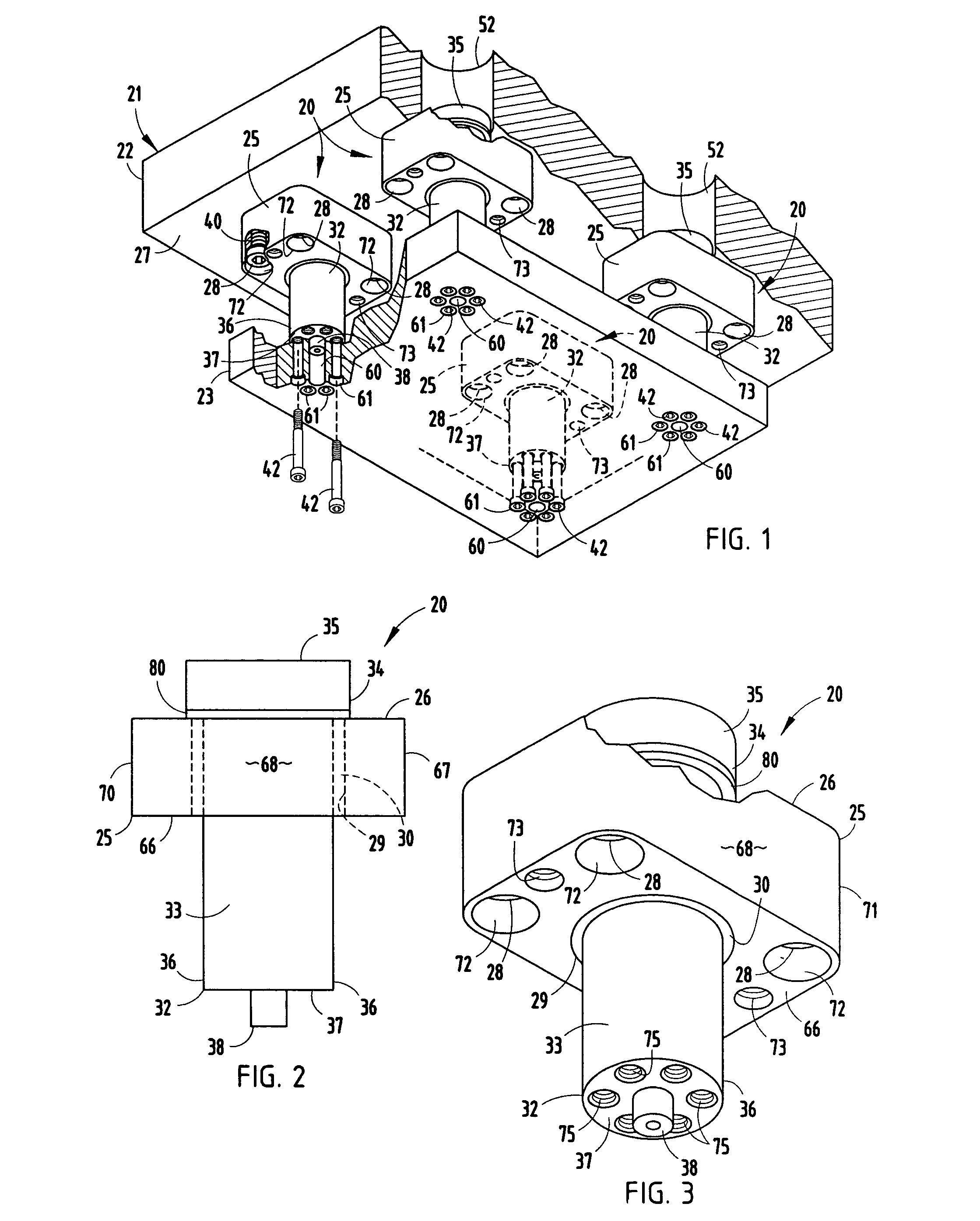 Guided keeper assembly and method for metal forming dies