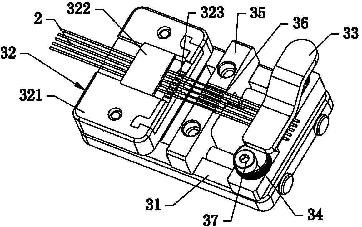 Micro coaxial cable stripping and drawing machine