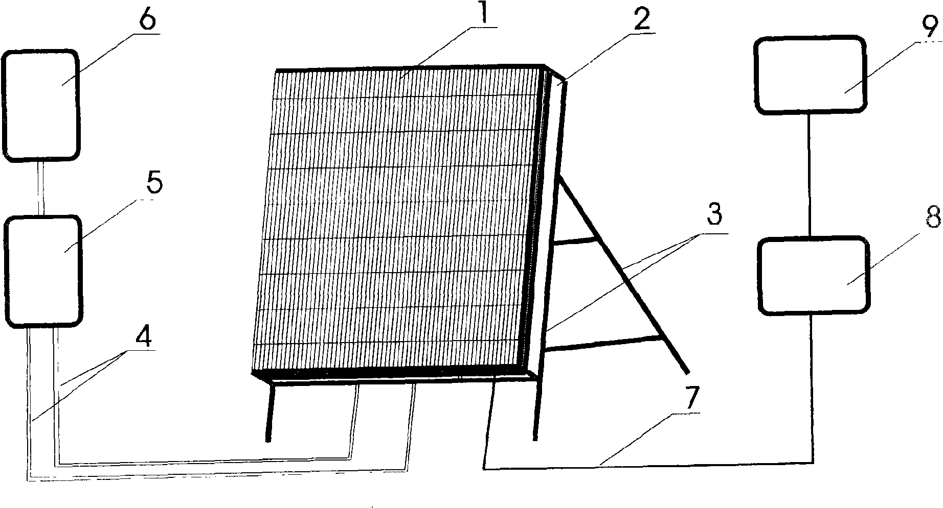 Cogeneration solar boiler