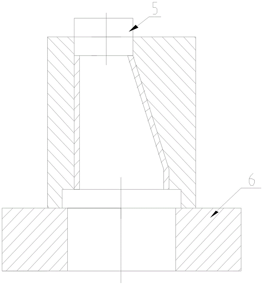 A kind of forming process method of titanium alloy eccentric reducing pipe