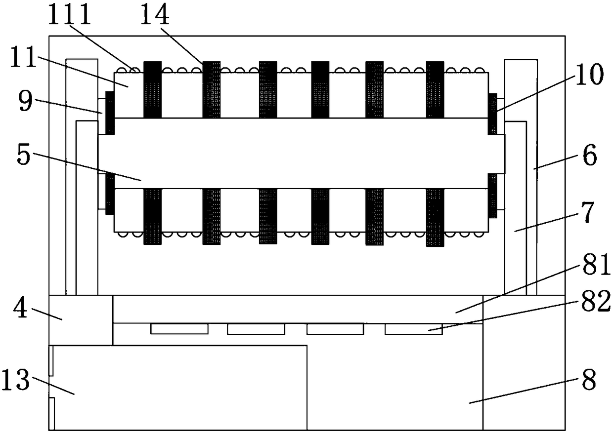 Polishing device for loudspeaker plastic side pressing production processing