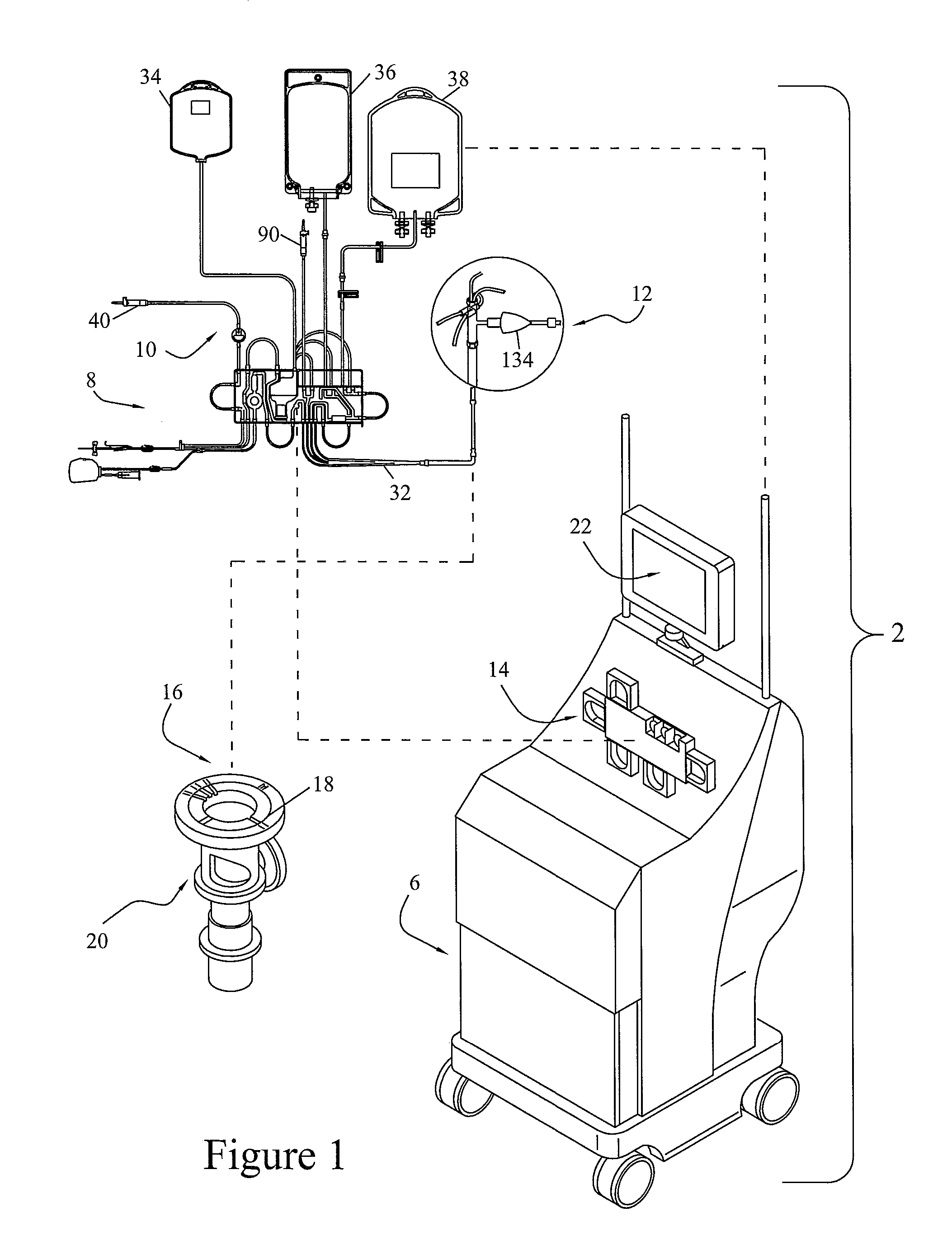 Blood processing apparatus and method with automatically adjusted collection targets