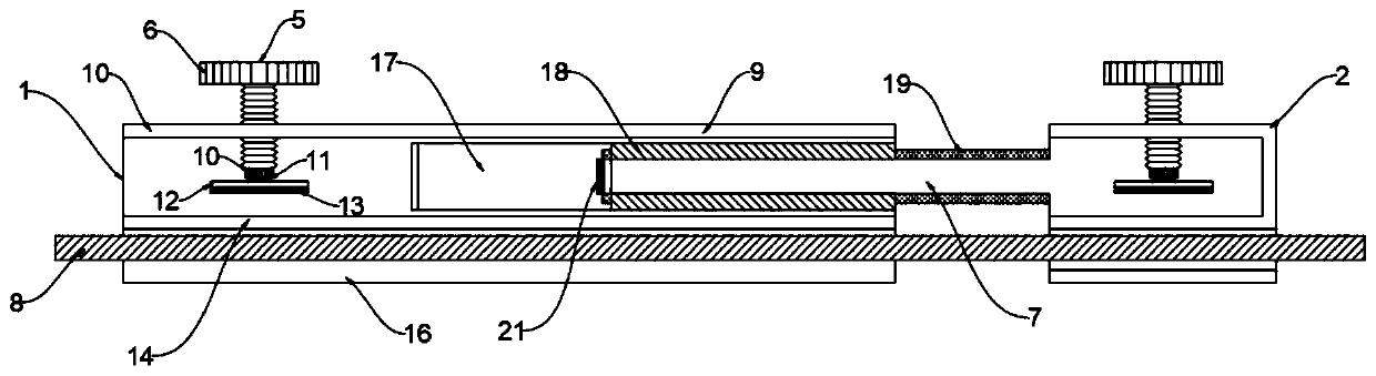 Clamping mechanism for design drawing