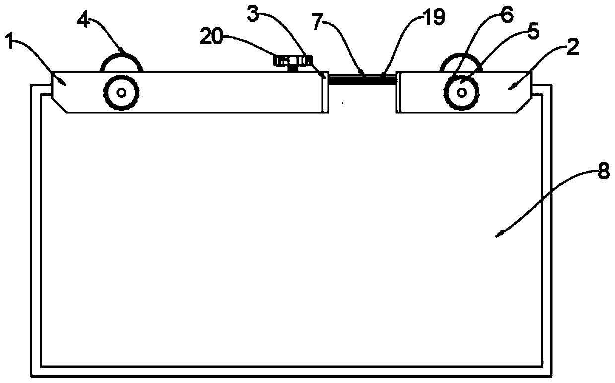 Clamping mechanism for design drawing