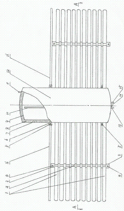 Novel direct-inserting type balcony wall-mounted solar water heater