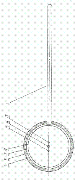 Novel direct-inserting type balcony wall-mounted solar water heater