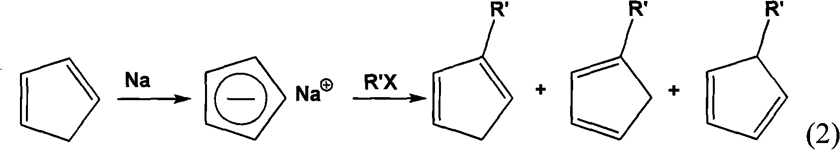 Method for preparing multi-substituted cyclopentadiene and substituted indene