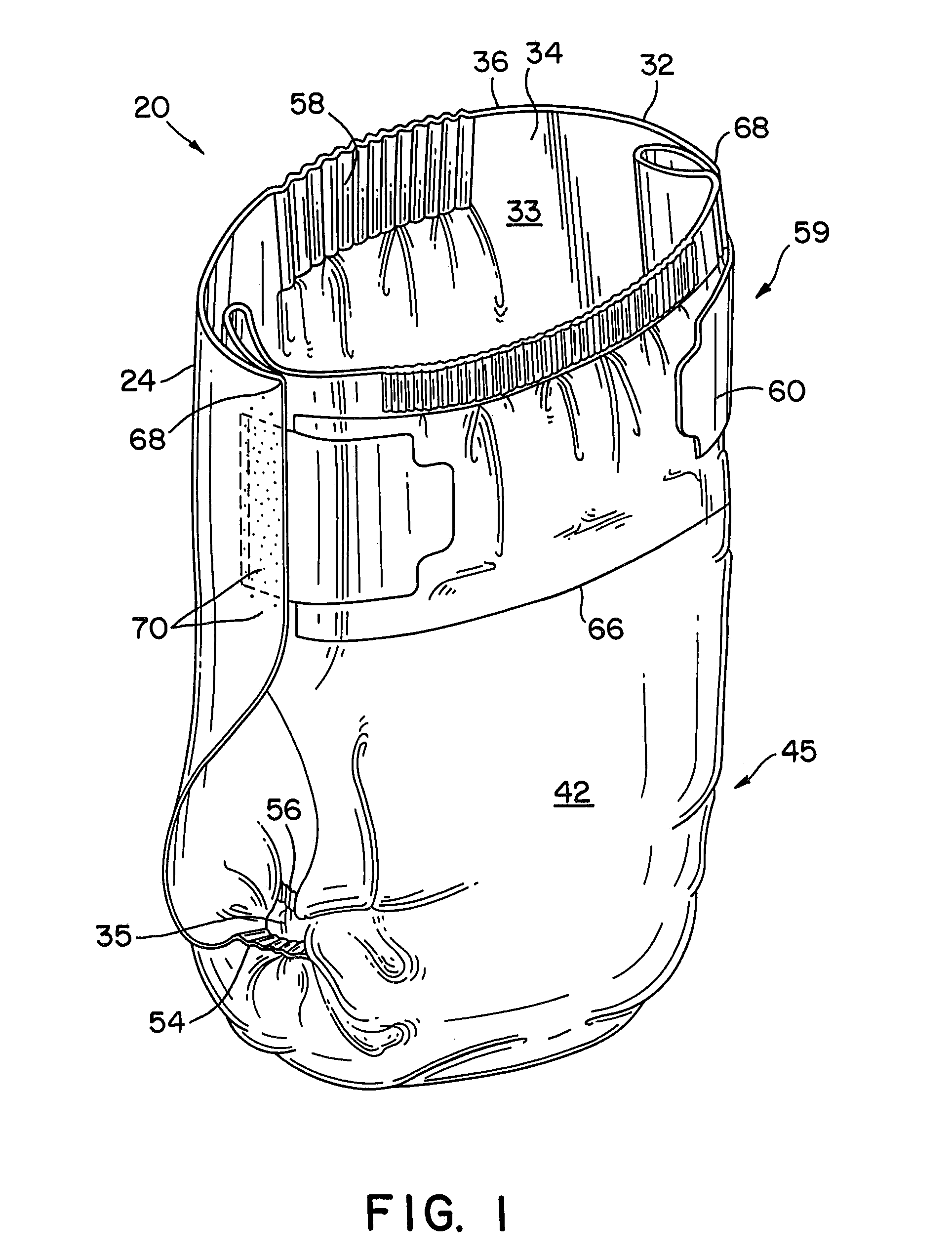 Convertible diaper/pant with ease of application