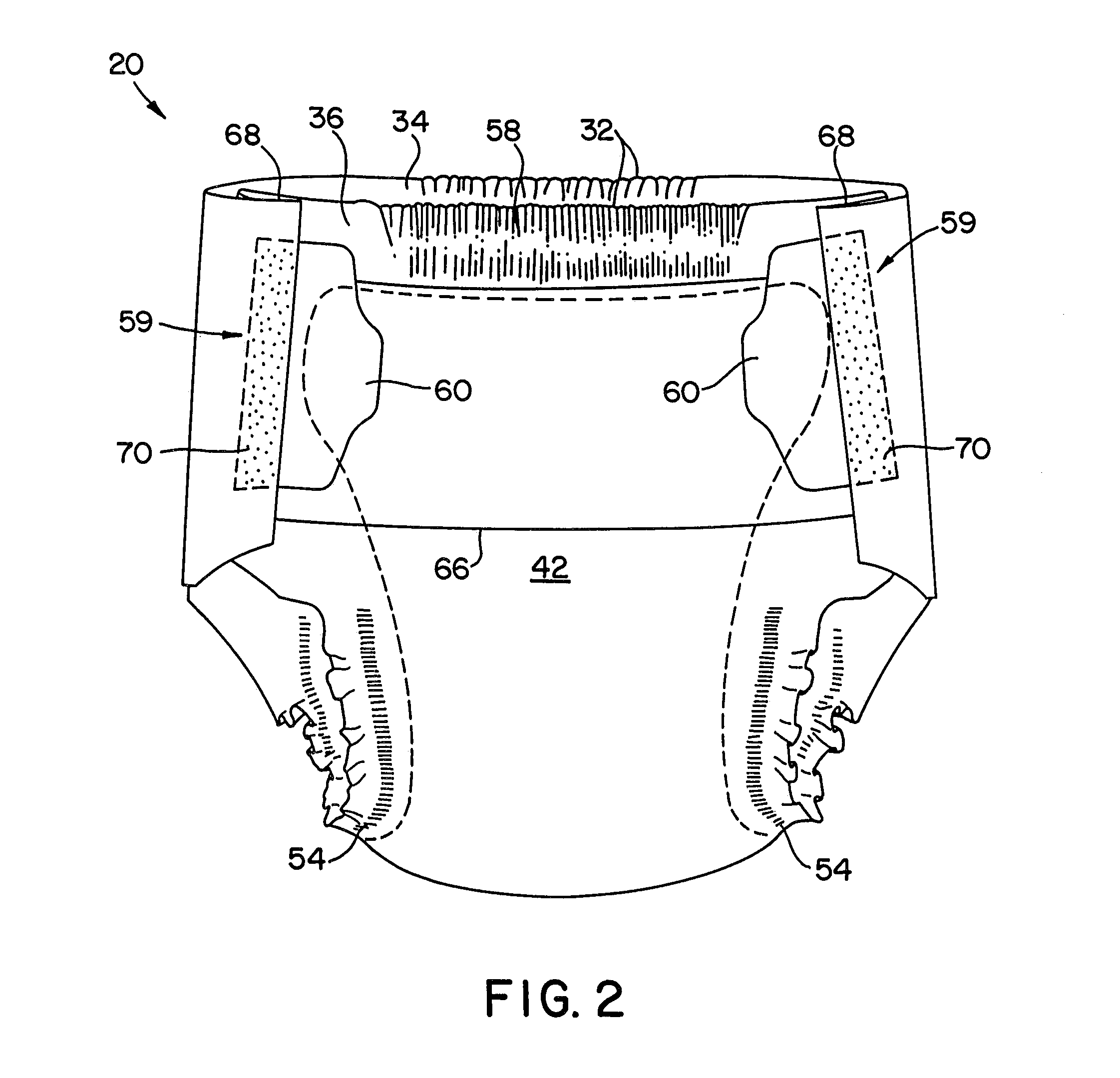 Convertible diaper/pant with ease of application