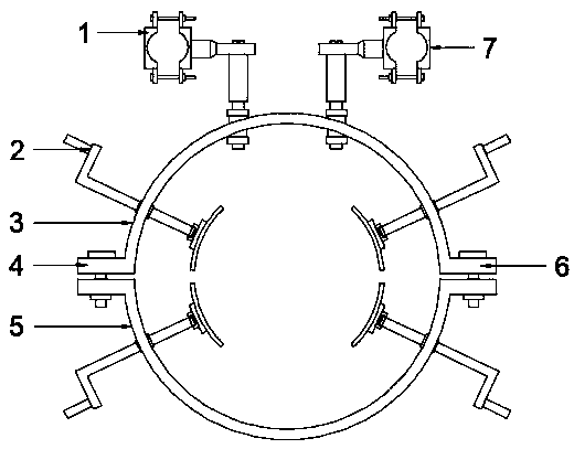 Dual-OPGW-cable leading-down fastening device of high-voltage transformer substation