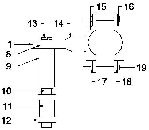 Dual-OPGW-cable leading-down fastening device of high-voltage transformer substation