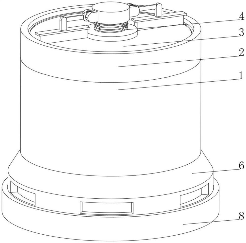 Static elimination device based on chemical safety