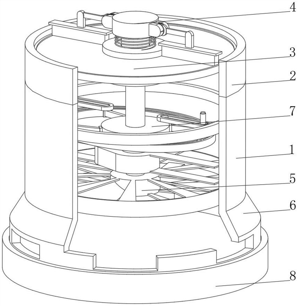 Static elimination device based on chemical safety