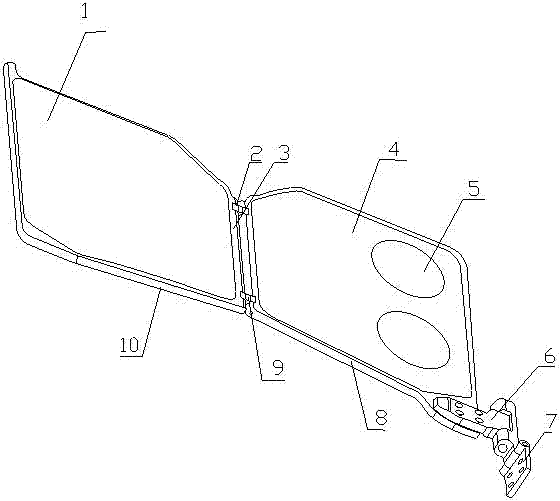 Seat dinner table plate of traffic tool