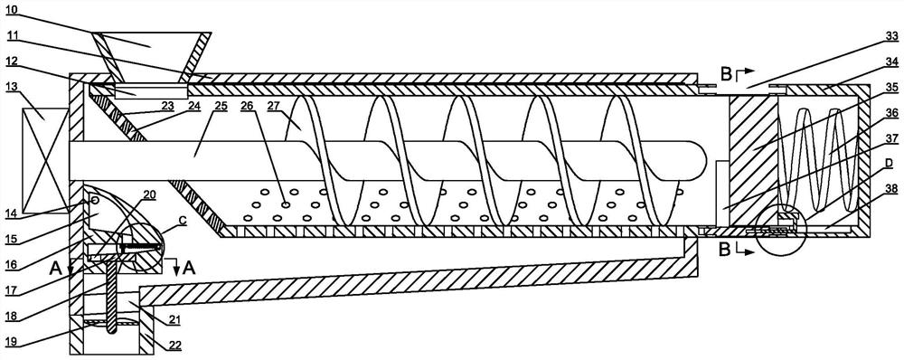 Livestock wastewater treatment system and use method thereof