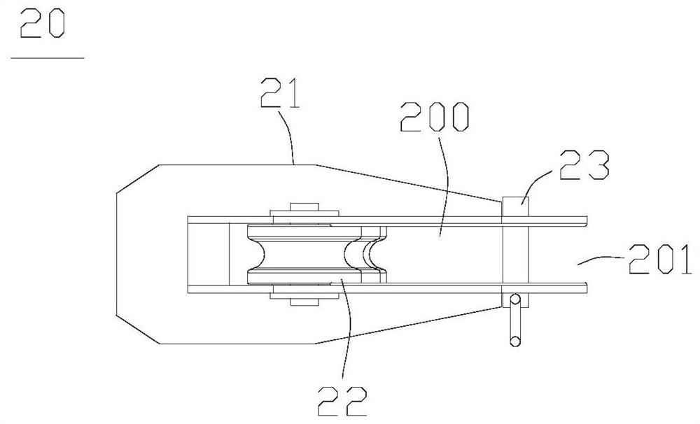 Wire rope anti-twist guide