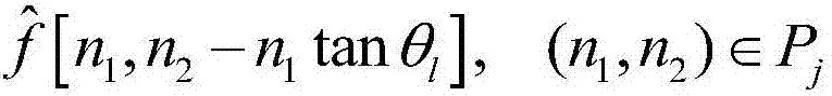 Turbulent image de-noising method