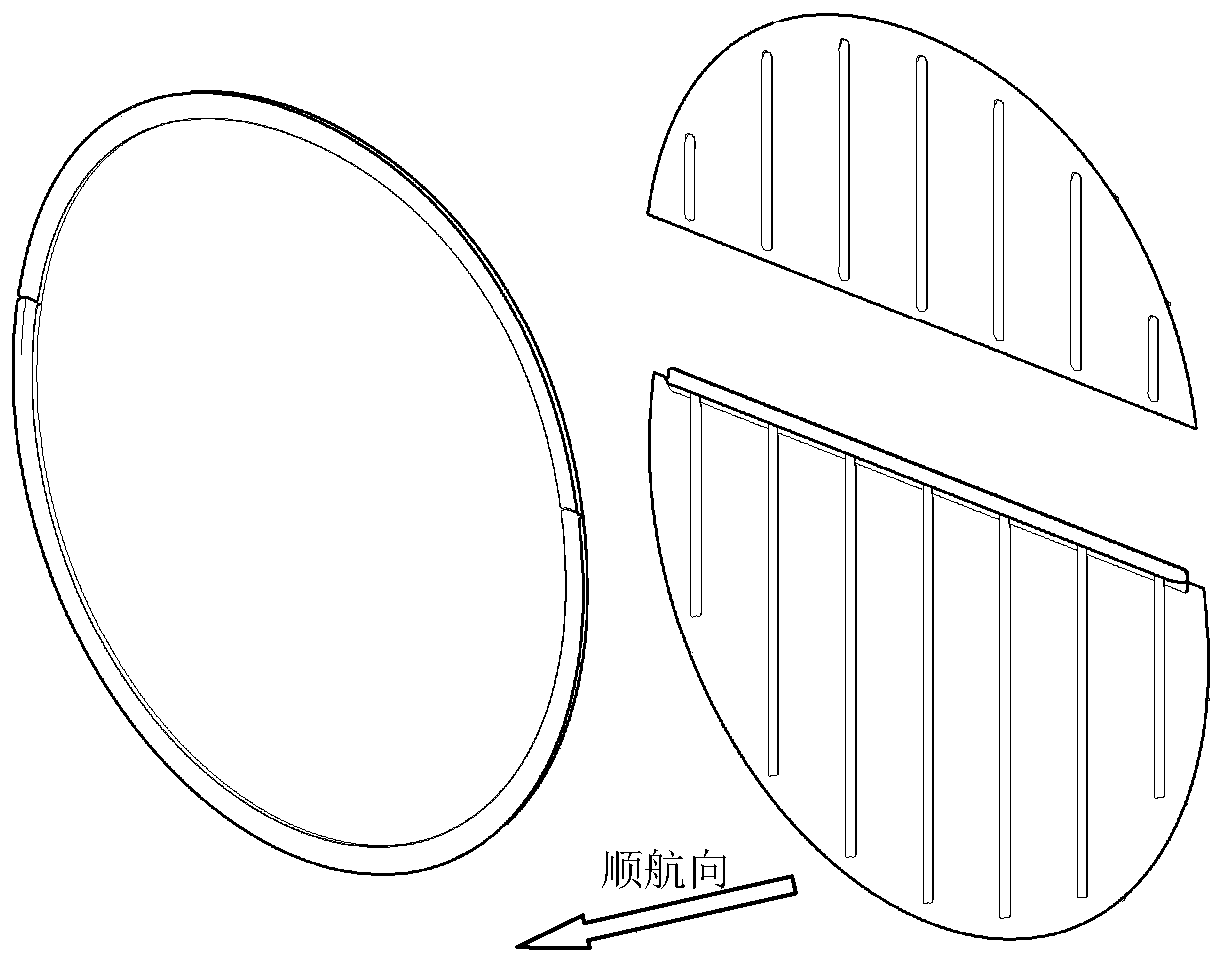 Compact passenger plane detachable firewall and usage method thereof